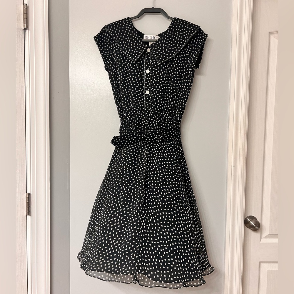 VINTAGE BICHON BY SARA EDWARDS POLKA DOT